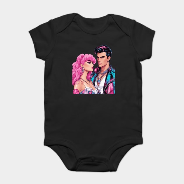 Anime Love is the Light Baby Bodysuit by animegirlnft